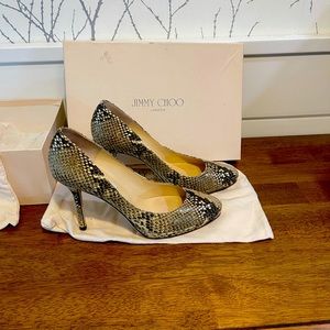 Jimmy Choo Snakeskin heels